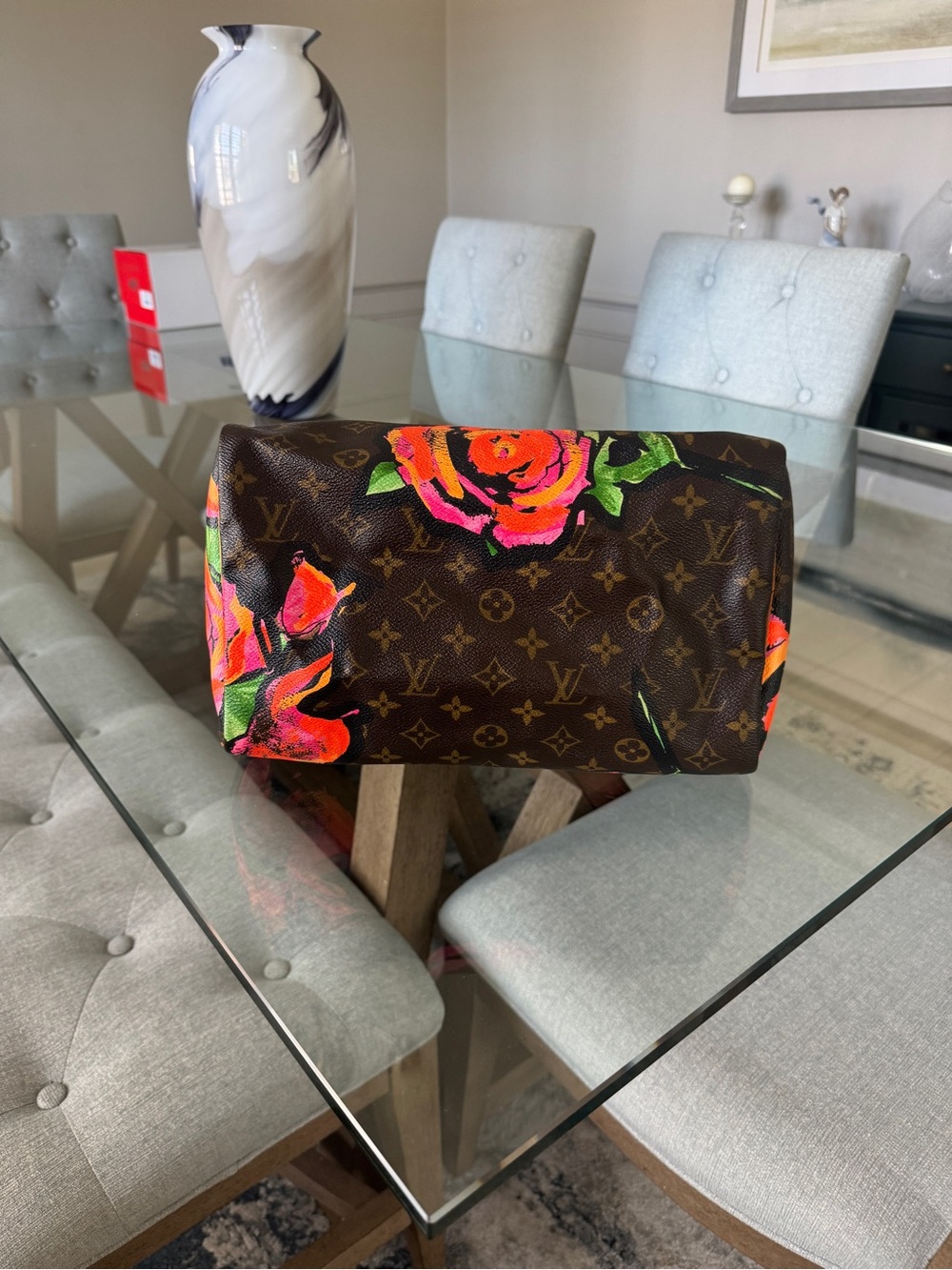 LOUIS VUITTON Monogram CANVAS Speedy 30 Stephen Sprouse Roses - Picture 7 of 16